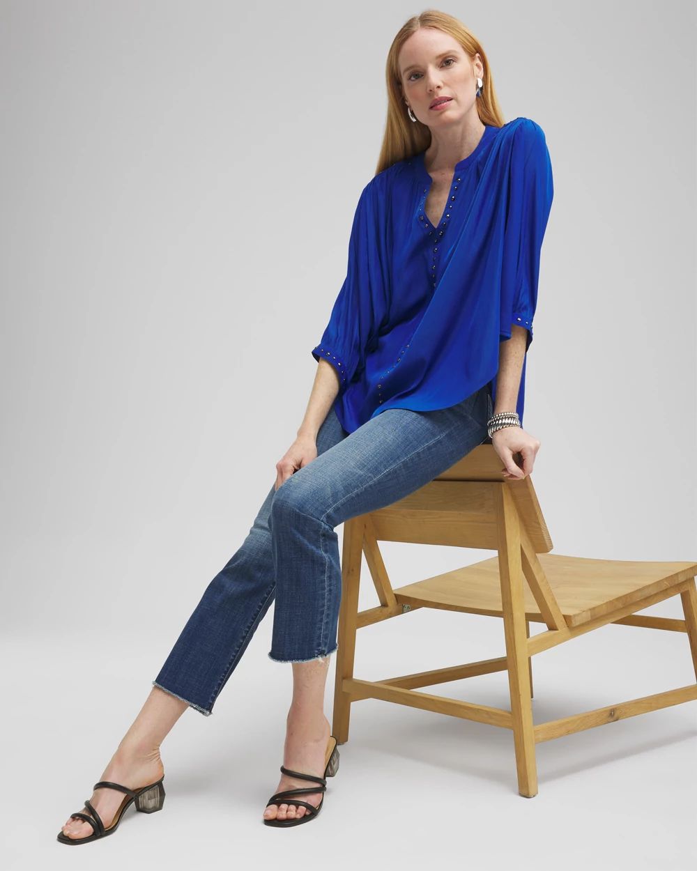トップス StudioDoe Sloping Neck ShoulderShape Top Off-Shoulder Slim Fit Knit Top CN317 - Korean Women's